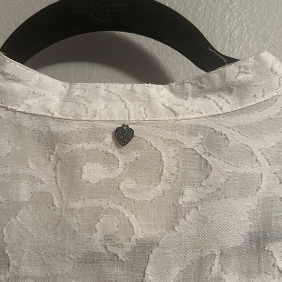💗Z&L eyelet white blouse size S regencycore - Picture 10 of 12
